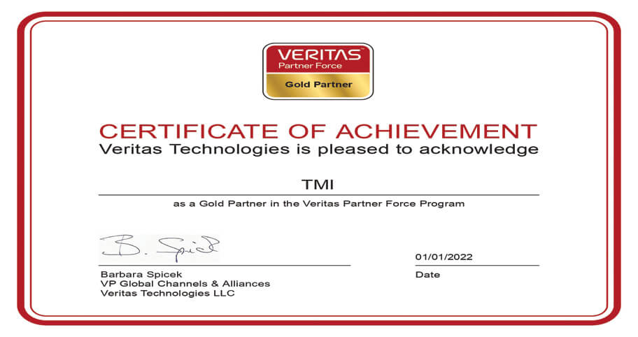 Tmi-Certif-Veritas-Partner-Gold veritas